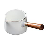 ZGHQHCDRH Tasse en céramique, Tasse à café, tasse thé, de foire en porcelaine 260 ml, poignée latérale bois, Cha Hai Kung Fu, cérémonie du