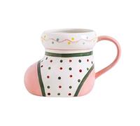 ZGHQHCDRH Tasse en céramique, Tasse à café, tasses, en céramique de thé au lait, tasse chaussures créatives boire mignonne 650ML grande capacité petit déjeuner d'avoine boisson