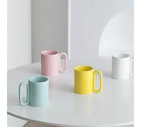ZGHQHCDRH tasses à café, Tasse à café, tasses, tasses en céramique de thé au lait de café, tasse tasse de lait en céramique de ménage tasse de thé de bureau Couple Couple ami cadeau café(Green)
