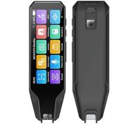 ZGHQHCDRH Traducteur, Stylo de Traduction vocale Multifonction, 134 Langues, Stylo Hors Ligne, Dictionnaire Intelligent, Blanc(Black)