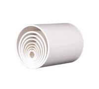 ZGHQHCDRH Tuyau Rigide Rond en PVC Blanc De 1 M, Utilisé for L'irrigation, Les Serres, Les Projets De Bricolage, La Ventilation Et Le Drainage. Disponible en 20/25/32/40/50 Mm.(20MM)