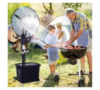 ZGHQHCDRH Ventilateur sur pied, Ventilateur brumisateur oscillant, ventilateur sur pied industriel avec, ventilateurs oscillants à 90 °(81cm/31.9in)