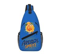ZGHQHCDRH Vintage Cocktail Boisson Orange Spritz Aperols Sling Bandoulière Sac à Dos Hommes Décontracté Sac à Dos pour Voyager