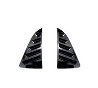 ZGHQHCDRH Volet Fenêtre Arrière Voiture Convient pour VW Polo MK5 6R/6C 2011-2018, volet de Lunette arrière, Garniture d'aération latérale, Accessoires de Style extérieur(Glossy Black)