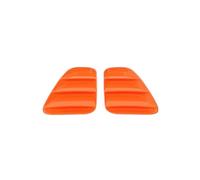 ZGHQHCDRH Volet Fenêtre Arrière Voiture Panneau décoratif pour feu arrière de Voiture, Accessoire extérieur, adapté à Fiat 500 Abarth 595 695 2016-2024(Orange)