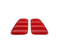 ZGHQHCDRH Volet Fenêtre Arrière Voiture Panneau décoratif pour feu arrière de Voiture, Accessoire extérieur, adapté à Fiat 500 Abarth 595 695 2016-2024(Red)
