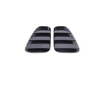 ZGHQHCDRH Volet Fenêtre Arrière Voiture Panneau décoratif pour feu arrière de Voiture, Accessoire extérieur, adapté à Fiat 500 Abarth 595 695 2016-2024(Carbon)