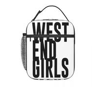 ZGHQHCDRH West End Girls Black One Lunchbag