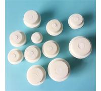 ZGHSWM Bouchon de Laboratoire en Silicone avec Bouchons de Trous, barboteur de, Bouchon de Flacon Triangulaire, 5 pièces(18-22mm)
