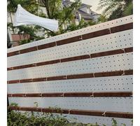 ZGhuoHua Panneau Brise Vue Balcon Imperméable, Pare Cache Vue Cloture Balcon, Couverture de Confidentialité Écran Plaque Polycarbonate pour Jardin Exterieur Terrasse 1mm(90x300cm)