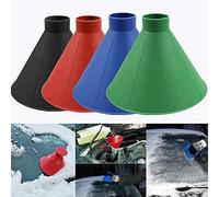 ZGHYBD Snow Scraper Car Deicer， Auto Windshield De-Icers Snow Brushes Magical Ice Removal Tool ， Auto Multi-Function Car Fueling Funnel ，Ice Scraper Cone,Magical Car Ice Scraper Scrape Red
