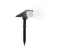 ZGJIAJU 1 Pc/2 Pc/4 Pièces Projecteur Solaire Réglable Lumière De Jardin Solaire IP65 Super Lumineux Paysage Applique Murale Lumière Extérieure Lampe Solaire(Cold,1PC)
