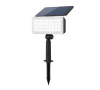 ZGJIAJU 1 Pc/2 Pièces 50/54LED Lumière Solaire Réglable Extérieur Étanche Projecteur Solaire Lumière Solaire De Jardin Énergie Solaire Applique Murale For Jardin(TS-G0208,Warm White)
