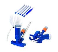 ZGJIAJU Aspirateur De Piscine Jet aspirateur Brosse Piscine Ensemble aspirateur tête aspirateur avec Brosse Sac Tuyau Adaptateur Outil de Nettoyage Piscine Accessoires Spa étang Outils