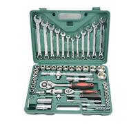 ZGJIAJU Coffret De Clés Multifonctions Robustes For Voiture, Kit De Réparation Automobile, 61 Pièces, Ensemble De Clés À Cliquet Et À Douille