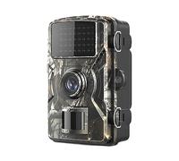 ZGJIAJU Mini Caméra De Piste Extérieure Vision Nocturne Infrarouge Activée par Le Mouvement Piège De Chasse Jeu Étanche Faune Cam Clair Facile(Camera NO TF Card)