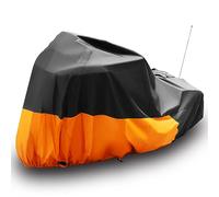 ZGJIJIA 420D Motorcycle Cover Waterproof Outdoor, Fit for Touring Harley Davidson Road Glide Limited, Ultra Limited, Ultra Classic, Road King, Road Glide, Street Glide, Electra Glide with Storage Bag