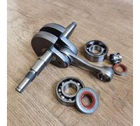 ZGLJSD Vilebrequin MS660 Compatible avec MS650 066 065, pièce de Rechange for tronçonneuse n° 1122 030 0408(with Bearings Seals)