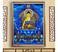 ZGmaxCL 5D Diamond Painting Tableau Diamant Portrait de Bodhisattva Bouddhiste Decoration Murale Salon et Chambre 75x50cm