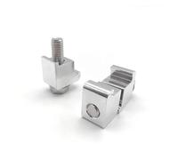 ZGPOSQKZSC 1 pièce d'étrier simple M12 type C, boulon d'étrier, double crochet, bride de carte, boulon de plaque aveugle, raccords sous vide