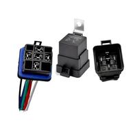 ZGPOSQKZSC 2PCS/Lot 40A Automotive Relay 12V Waterproof Integrated 5PIN Including Socket