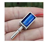 ZGPOSQKZSC Électroaimant miniature à poussée/traction, DC 5 V, 6 V, 12 V, course de 5 mm, for cadre de serrure d'armoire, ressort de réinitialisation ZGPOSQKZSC