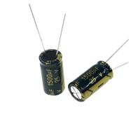 ZGPOSQKZSC Lot de 20 condensateurs électrolytiques en Aluminium, 1500 uF, 25 V, MFD, 10 x mm, Radial, mf25, uf25, uf