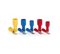 ZGPOSQKZSC Lot de 200 cosses à fourche femelles et mâles à isolées for câbles électriques