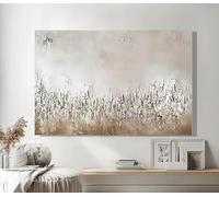 ZGRRXSM Tableau sur toile moderne, minimaliste et abstrait, effet craquelé, idéal pour la décoration du salon, de la chambre, du bureau ou de la maison (80 x 120 cm/sans cadre)