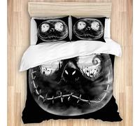 ZGRTZH Housse de Couette 200 x 200 Adulte Noël Parure de Lit 2 Personnes avec Fermeture Éclair Doux Respirant Microfibre Housse de Couette One Piece et 2 Taie d'oreiller 65 x 65 cm