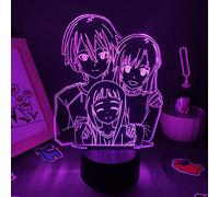ZGSBT 3D Illusion Lampe Led Veilleuse Épée Art En Ligne Anime Figure Sao Kirigaya Kazuto Lava Rgb Cool Cadeaux Pour Ami Chambre Manga Décor Pour Enfants Garçons Filles