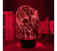 ZGSBT 3D Illusion lampe LED veilleuse les quintuplés quintessentiels Nino Nakano pour chambre décor cadeau d'anniversaire Anime Nino Nakano garçon fille