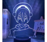 ZGSBT Lampe 3D Veilleuse LED Avatar Le Dernier Maître De L'air Toph Beifong Pour La Décoration De La Maison Cadeau D'anniversaire Chambre Décor Lumière Toph Beifong
