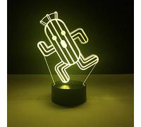 ZGSBT Lampe Illusion 3D Led Veilleuse Enfant Nigh Cactuar Final Fantaisie Pour Chambre Décorative Meilleur Cadeau Cactus Pour Enfants Garçons Filles