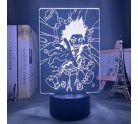 ZGSBT Lampe Illusion 3D Veilleuse LED Anime mon héros académique Eijiro Kirishima lampe pour chambre décor cadeau d'anniversaire Eijiro Kirishima lumière mon héros académique
