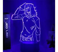 ZGSBT Lampe Illusion 3D Veilleuse LED Anime My Hero Academia Lampe Shota Aizawa Lumière Pour Chambre Décor Enfants Enfants Cadeau D'Anniversaire Manga Aizawa My Hero Academia Lampe
