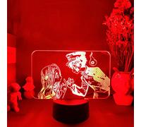 ZGSBT Lampe Illusion 3D Veilleuse LED Anime Toilette Lié Hanako Kun Figurine Lampe Pour Chambre Décor Lampe De Table Cadeau D'anniversaire Otaku Tv Rétro-Éclairage Pc