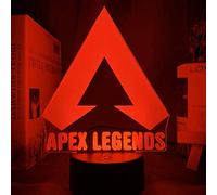 ZGSBT Lampe Illusion 3D Veilleuse Led Apex Legends Logo Couleur Changeante Lumière Pour Salle De Jeu Idées De Décoration Cool Event Awards Joueurs Anniversaires Cadeau Lampe Usb