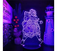 ZGSBT Lampe Illusion 3D Veilleuse LED Goku Anime Super Broly Ssj4 - Changement De Couleur Nuit Ciel Brold Pour La Décoration De La Maison