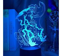 ZGSBT Lampe Illusion 3D Veilleuse Led Lampe Japonais Anime Une Pièce Trafalgar D. Loi De L'Eau Figure Pour Enfant Chambre Décor Lampe De Chevet Cadeau De Vacances D'Anniversaire Garçon Fille