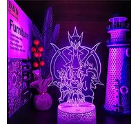 ZGSBT Lampe Illusion 3D Veilleuse LED Takara Tomy Arceus Typehlosion Anime Lampe Nuit Ciel Changement De Couleur Lampe Pour La Décoration Intérieure Garçon Fille Cadeau Anniversaire De Noël