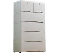 ZGSSOPTU Armoire de rangement pour enfants, casier, armoire de grande capacité, type tiroir, plastique multicouche, convient pour le salon, la chambre à coucher, la chambre d'enfant (gris argenté, 3