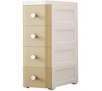 ZGSSOPTU Meuble de rangement fin pour salle de bain, 25 x 38 x 67 cm, étagère mobile pour bureau, cuisine, chariot coulissant, petit coin (Kaki)