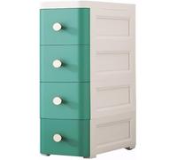 ZGSSOPTU Meuble de rangement fin pour salle de bain, 25 x 38 x 67 cm, étagère mobile pour bureau, cuisine, chariot coulissant, petit coin (vert)