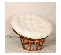 ZGSYH Coussin De Chaise De Fauteuil Rond,Coussin De Chaise Épaissir D'extérieur,Coussin De Chaise Suspendue Oeuf for Jardin Extérieur,Balcon Et Salon (Couleur : Beige, Size : 90 * 90cm)