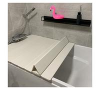 ZGSYH Couverture de Baignoire Pliable, Couvercle de Bain à obturateur Pliable en PVC, Panneau Anti-poussière Pliable étanche Anti-poussière de 0,6 cm for l'expérience de Spa à Domicile (Size : 96cm*7