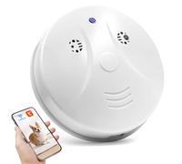 ZGSZ Caméra Cachée WiFi 5G, Caméra Espion Détecteur de Fumée, Mini Caméra Espion WiFi HD 1080P avec Vision Nocturne et Détection de Mouvement, Enregistrement en Boucle
