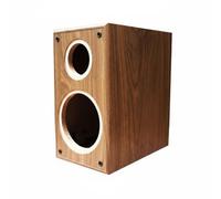 ZGUZMCMK 1 Armoire Audio Cabinet Enceinte Bois Vitrine Bas Tweeter Structure Ventilation Basse Fonction DIY Pratique Convient Musicale Utilisation Atelier Salle d'Étude Chambre, Noyer