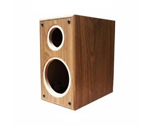 ZGUZMCMK 1 Armoire Audio Cabinet Enceinte Bois Vitrine Bas Tweeter Structure Ventilation Basse Fonction DIY Pratique Convient Musicale Utilisation Atelier Salle d'Étude Chambre, Noyer