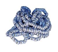 ZGUZMCMK 100 Bagues de Pattes Réutilisables en Aluminium avec Numéros et Clips D'identification pour Poussins et Petits Oiseaux, Utiles pour L'entraîne, Blanche